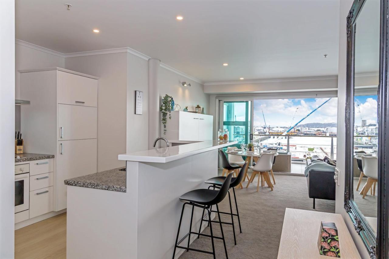 Qv Elegant Modern Apt With Water View - 982 Auckland Luaran gambar