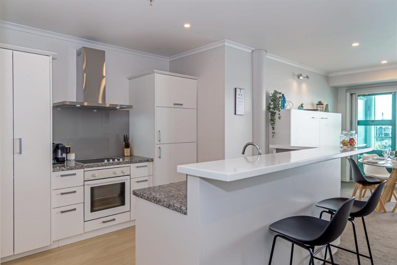 Qv Elegant Modern Apt With Water View - 982 Auckland Luaran gambar